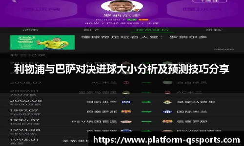 利物浦与巴萨对决进球大小分析及预测技巧分享